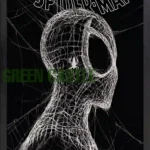 پوستری با ابعاد 60x40 یا 70x40 سانتی‌متر از جلد کمیک "The Amazing Spider-Man #55" با عنوان "LAST REMAINS" که سر اسپایدرمن را به صورت یک شبکه تار عنکبوت سفید رنگ بر روی پس‌زمینه‌ای کاملاً مشکی نشان می‌دهد. یک عنکبوت کوچک نیز روی تار دیده می‌شود.