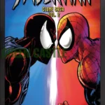 پوستری با ابعاد 60x40 یا 70x40 سانتی‌متر از جلد کمیک "Spider-Man: Clone Saga Vol. 2" که دو اسپایدرمن را نشان می‌دهد: یکی با لباس کلاسیک قرمز و آبی در سمت راست و دیگری با لباس تیره‌تر و قرمز در سمت چپ، با یک خط نور سفید بین آن‌ها. عنوان "SPIDER-MAN CLONE SAGA VOL. 2" در بالای پوستر دیده می‌شود.