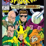 پوستری با ابعاد 60x40 یا 70x40 سانتی‌متر از جلد کمیک "The Amazing Spider-Man #82" که اسپایدرمن را در حال مبارزه با الکترو در یک سالن نمایش پر از مردم در حال فرار نشان می‌دهد. الکترو در حال شلیک برق و اسپایدرمن در حال پریدن برای حمله است. عنوان "THE AMAZING SPIDER-MAN" و "AND THEN CAME ELECTRO!" در پوستر دیده می‌شوند.