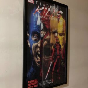 ددپول, Deadpool, مارول, کمیک, پوستر, طنز سیاه, ابرقهرمان, کاپیتان آمریکا, مرد آهنی, هالک, هنر دیواری, 60x40, 70x40