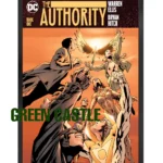 پوستری با ابعاد 60x40 یا 70x40 سانتی‌متر از جلد کمیک "The Authority Book One" که اعضای تیم ابرقهرمانی را در حال پرواز و حرکت در آسمانی نارنجی و زرد به تصویر می‌کشد. عنوان "THE AUTHORITY" و لوگوی DC در بالای پوستر دیده می‌شود.