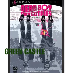 پوستری با ابعاد 60x40 یا 70x40 سانتی‌متر از جلد کمیک "The Dead Boy Detectives Omnibus" که دو سایه بلند انسان را روی یک خیابان خیس و بارانی نشان می‌دهد. در بالای سایه‌ها، پاهای دو شخصیت و یک آب‌نبات چوبی رنگی دیده می‌شود. عنوان "THE DEAD BOY DETECTIVES OMNIBUS" و لوگوی "THE SANDMAN UNIVERSE CLASSICS" و DC Black Label در پوستر مشخص هستند.