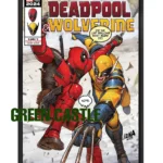 ددپول, Deadpool, ولورین, Wolverine, مارول, کمیک, پوستر, فیلم 2024, ابرقهرمان, اکشن, طنز, هنر دیواری, 60x40, 70x40