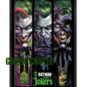 پوستر سه جوکر, Batman Three Jokers, پوستر جوکر, پوستر بتمن, کمیک دی‌سی, DC Comics, دی‌سی بلک لیبل, DC Black Label, جف جانز, جیسون فابوک, Brad Anderson, هنر دیواری کمیک, دکوراسیون کمیک, پوستر ۷۰x۴۰, پوستر ۶۰x۴۰, هدیه کمیک, فن آرت دی‌سی, فروشگاه پوستر کمیک, سوپرویلن, فرانچایز بتمن